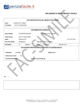 Perizia Medica Fac-Simile - Pag. 2