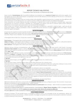 Report Tecnico Valutativo con Note Fac-Simile - Pag. 2